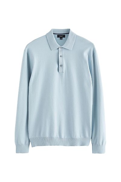 Next Langarm-Poloshirt Langärmeliges Regular Fit Poloshirt günstig online kaufen