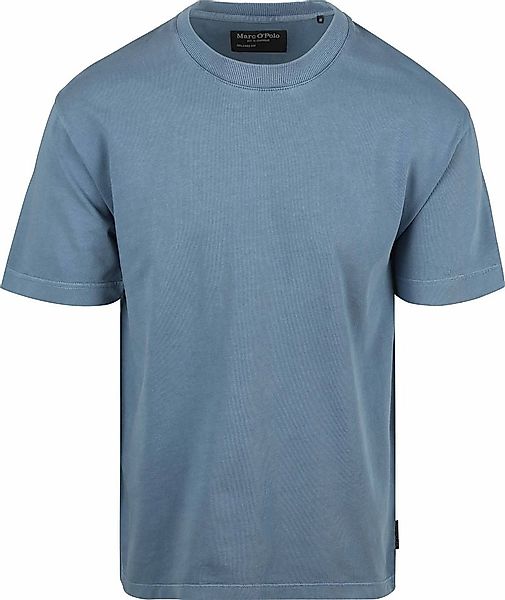 Marc O'Polo Heavy T-Shirt Blau - Größe M günstig online kaufen
