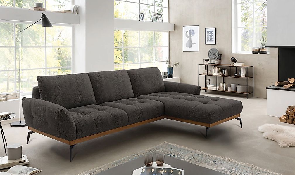 exxpo - sofa fashion Ecksofa "NICEA, erstklassiger Komfort, tolle Details, günstig online kaufen