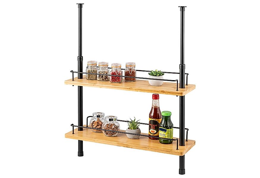 bremermann Spannregal Teleskop-Regal, Teleskopgewürzregal, 2 Regale, Bambus günstig online kaufen