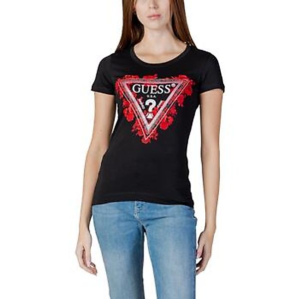 Guess  T-Shirt SS CN FLOWERS TRIANGLE TEE W6RI23 J1314 günstig online kaufen