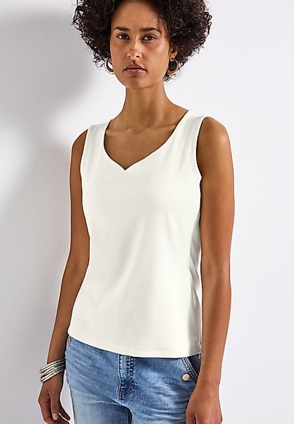 STREET ONE Shirttop GANIA mit Herzausschnitt günstig online kaufen
