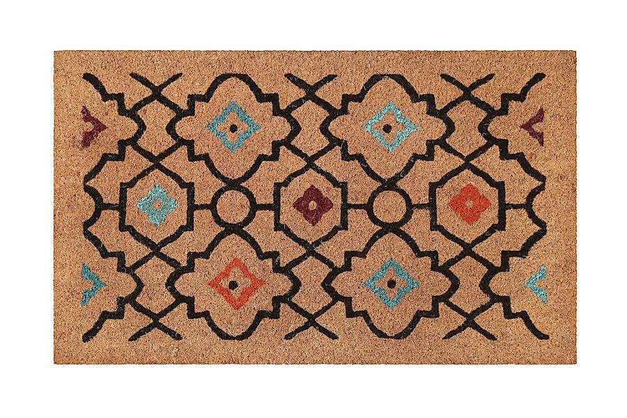 Wecon home Fußmatte "Posh Palace" rechteckig 18 mm Höhe rutschfest, robust, günstig online kaufen