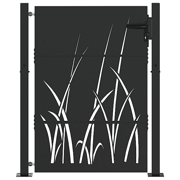 vidaXL Gartentor Gartentor Schwarz 105 x günstig online kaufen
