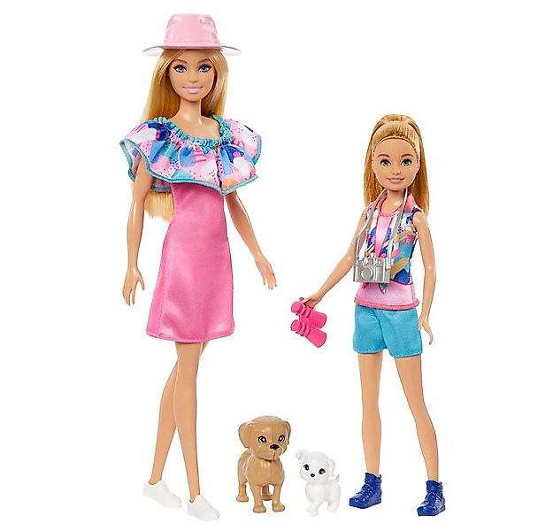 Barbie Anziehpuppe Puppen-Set mit 2 Hunden Barbie & Stacie to the Rescue Ma günstig online kaufen