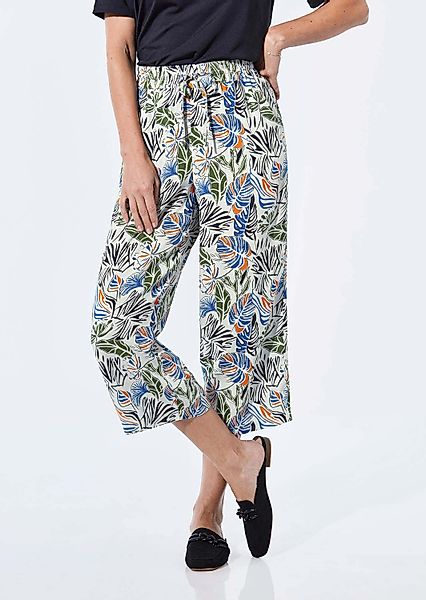 GOLDNER Schlupfhose Sommerliche Druckhose günstig online kaufen