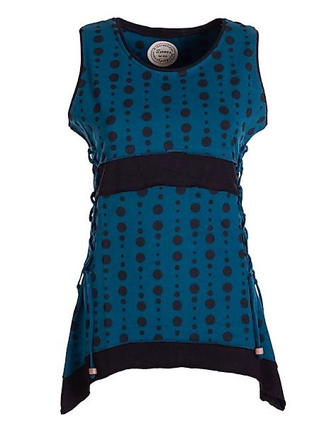 Vishes Shirttop Damen Sommer-Top Zipfel-Top Punkte günstig online kaufen