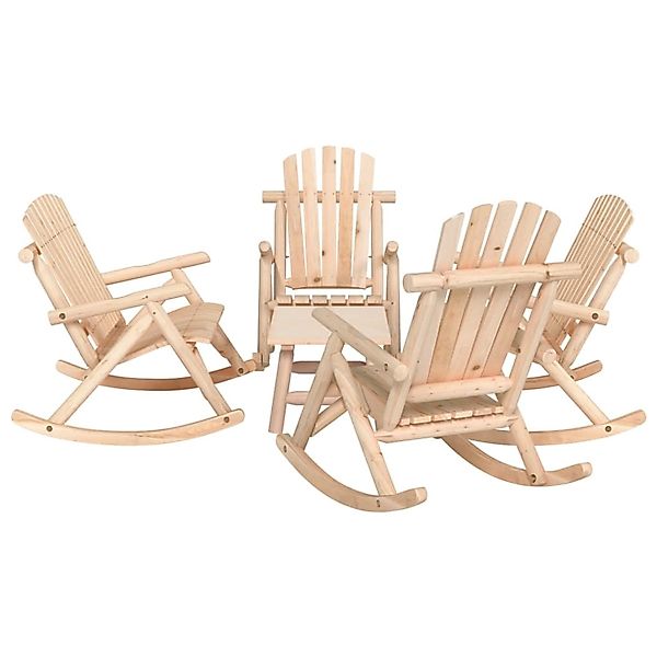 vidaXL 5-Tlg Garten-Lounge-Set Massivholz Fichte 3185529 günstig online kaufen