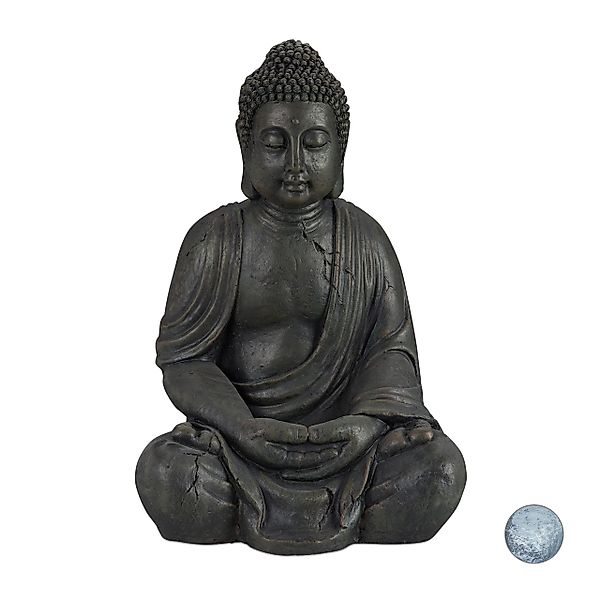 relaxdays Buddhafigur Buddha Figur 70 cm, günstig online kaufen