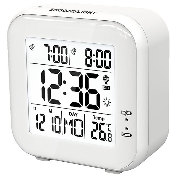 Miraval Funkwecker Premium Design-Funkwecker mit Akku günstig online kaufen