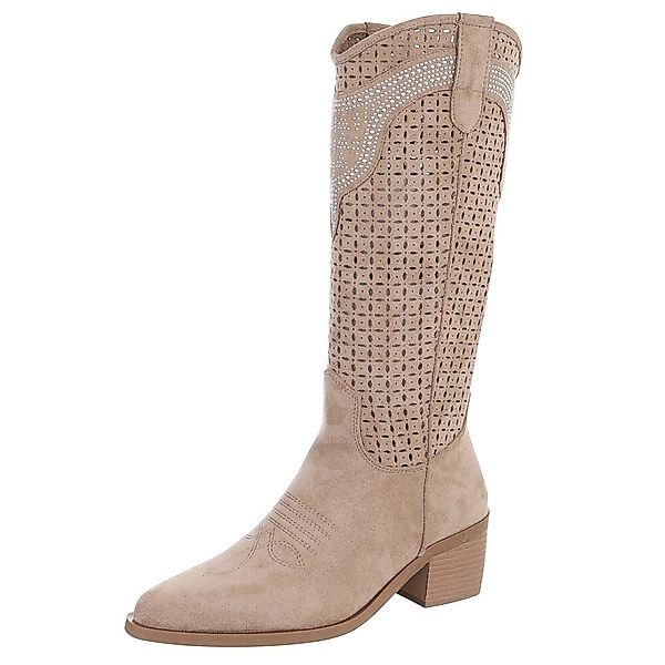 Ital-Design Damen Cowboyboots Western Sommerboots (88843673) günstig online kaufen