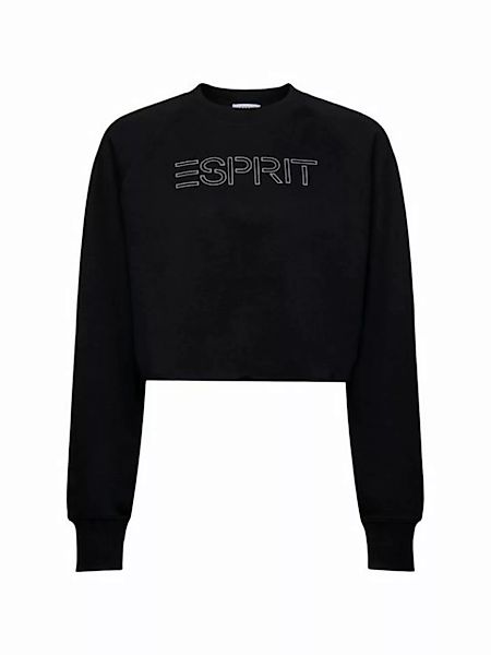 Esprit Sweatshirt Logo-Sweatshirt in Cropped-Länge (1-tlg) günstig online kaufen