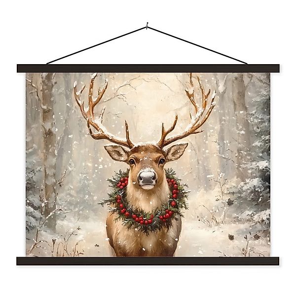 MuchoWow Poster Weihnachten - Rentier - günstig online kaufen