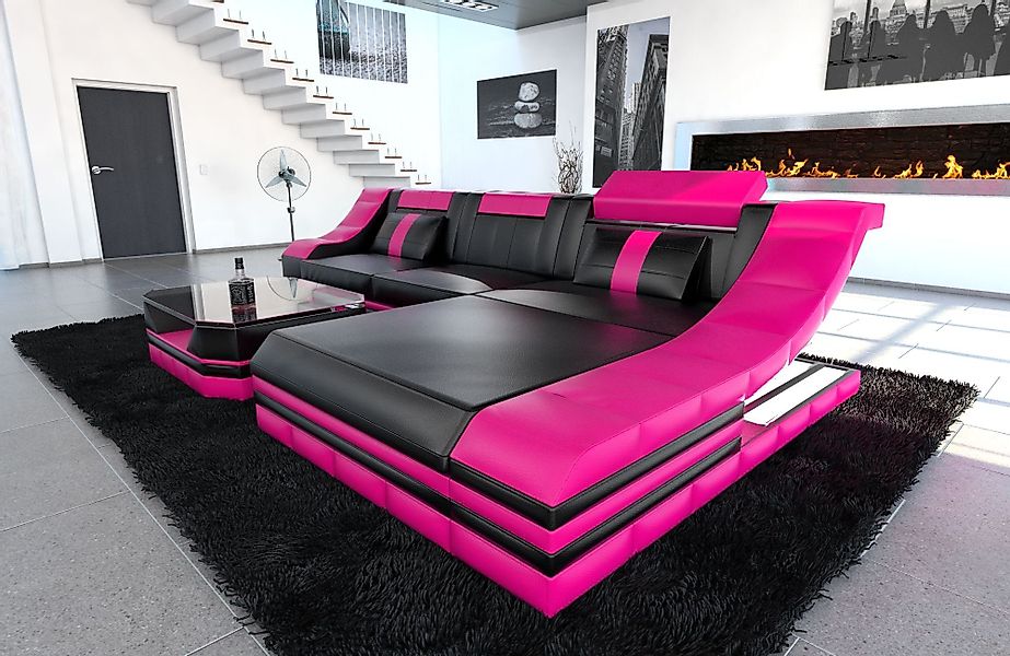 Sofa Dreams Ecksofa Ledercouch Sofa Leder günstig online kaufen