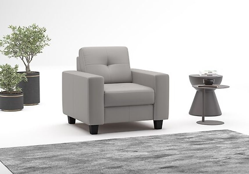 Home affaire Sessel »Varese« Kreuznaht in beige günstig online kaufen