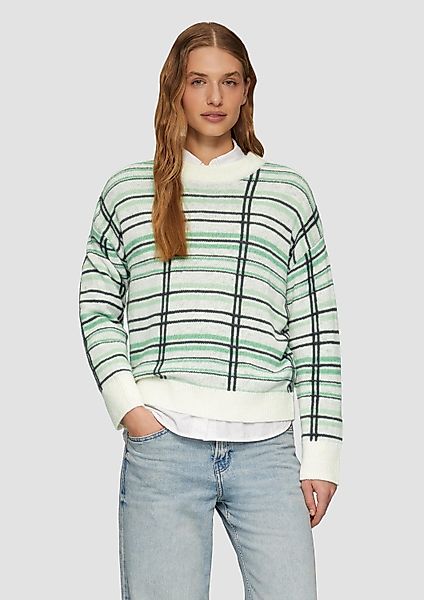 s.Oliver Longpullover Strickpullover Strickpullover aus Wollmix günstig online kaufen