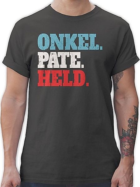 Shirtracer T-Shirt Onkel. Pate. Held. - bunt Pate Patenonkel günstig online kaufen