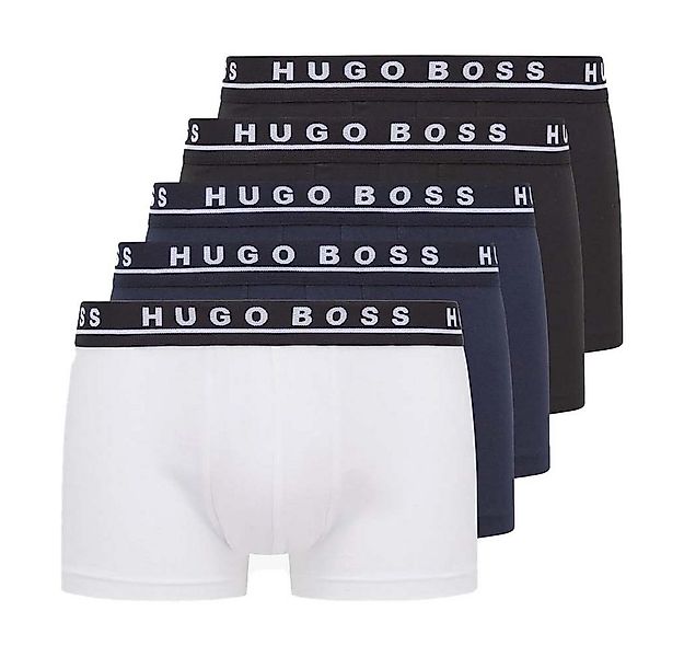 BOSS Boxershorts HUGO BOSS Herren Trunks, 5er Pack Essential mehrfahrbig günstig online kaufen