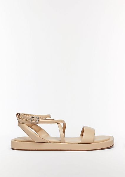 Comma Riemchensandalen aus Leder Sandale günstig online kaufen