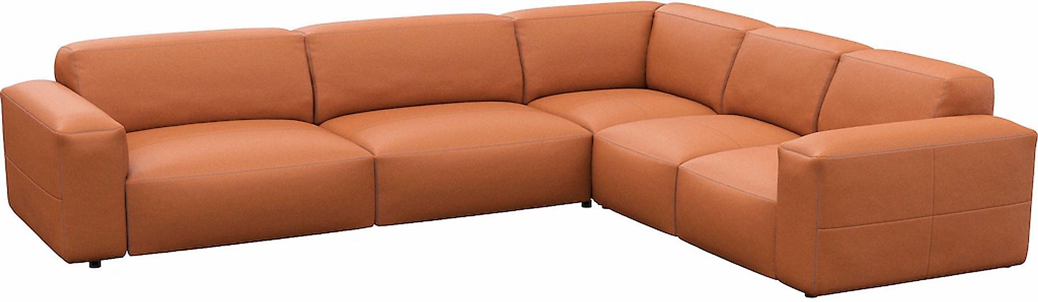 FLEXLUX Ecksofa »Lucera, super bequem durch hochwertigen Sitzaufbau mit Kal günstig online kaufen