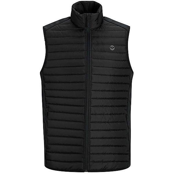 Jack&Jones Leichte Steppweste mit elastischen Einsätzen Farbe schwarz Größe günstig online kaufen