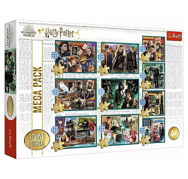 Trefl Puzzle Puzzle Harry Potter MEGA PACK 10v1, Puzzleteile günstig online kaufen