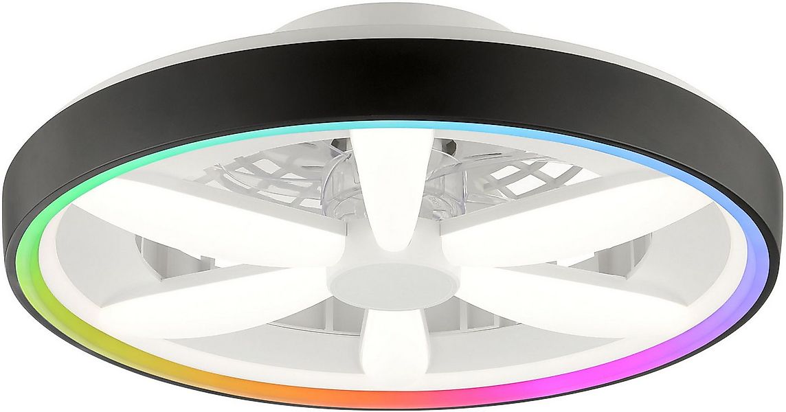 Brilliant LED Deckenleuchte Gaiano, CCT - über Fernbedienung, Dimmfunktion, günstig online kaufen