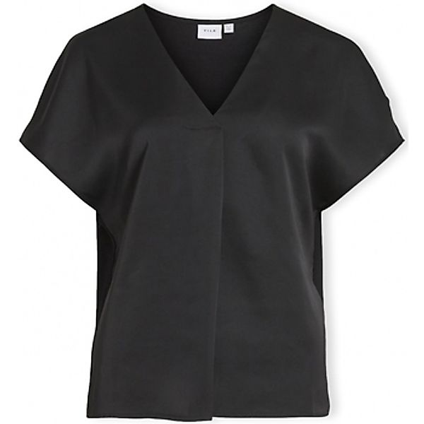 Vila Blusenshirt Satin Blusen Glänzendes Kurzarm günstig online kaufen