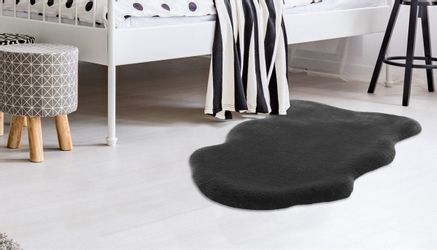 Arte Espina Fellteppich "Rabbit 200" fellförmig 35 mm Höhe Kunstfell, Kanni günstig online kaufen