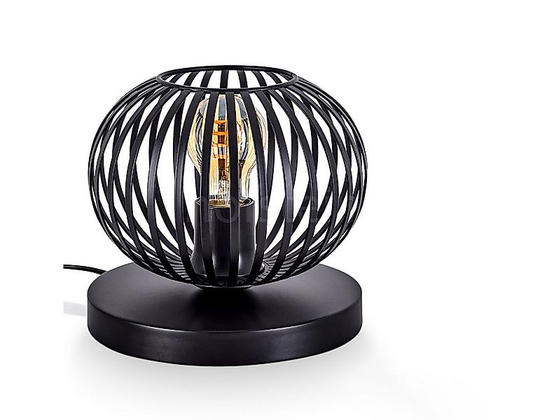 hofstein Tischleuchte Tischlampe aus Metall in Schwarz, ohne Leuchtmittel, günstig online kaufen