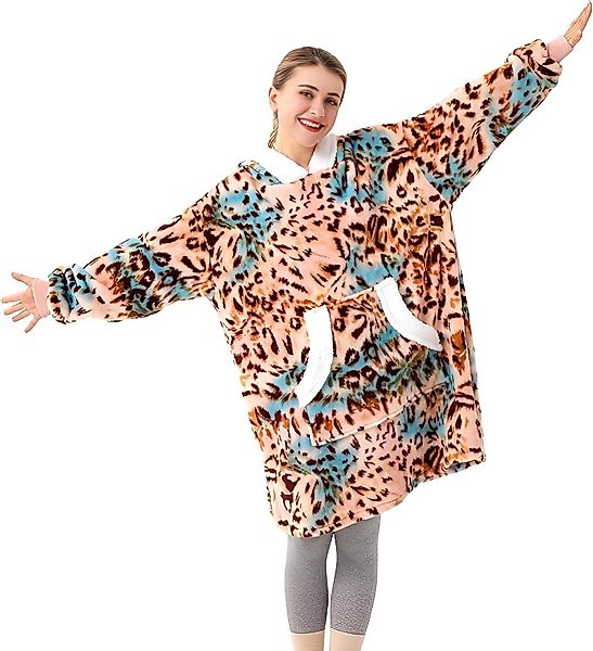 Diyarts Kapuzenpullover (Flanell Hoodie, Übergröße Pullover) günstig online kaufen