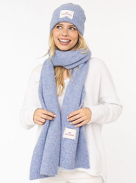 Zwillingsherz Strickmütze "Zwillingsherz Patch" gerippt, mit Wolle und Umsc günstig online kaufen