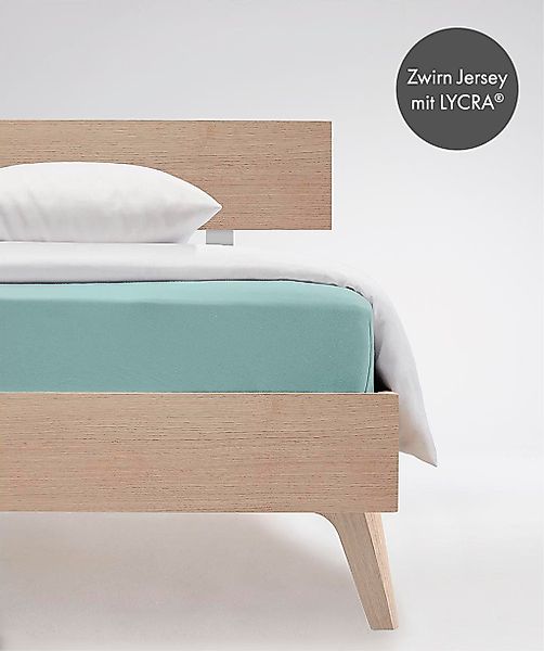 fleuresse Spannbettlaken Comfort, Jersey-Elasthan, Gummizug: rundum, günstig online kaufen