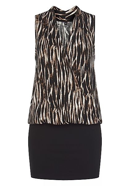 Vivance Minikleid mit bedrucktem Oberteil, elegantes Blusenkleid, Sommerkle günstig online kaufen