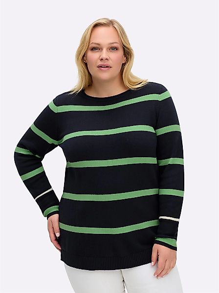Sheego Rundhalspullover "Pullover" günstig online kaufen