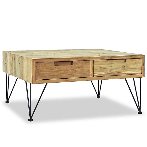 vidaXL Couchtisch 80x80x40 cm Massivholz Teak 244574 günstig online kaufen