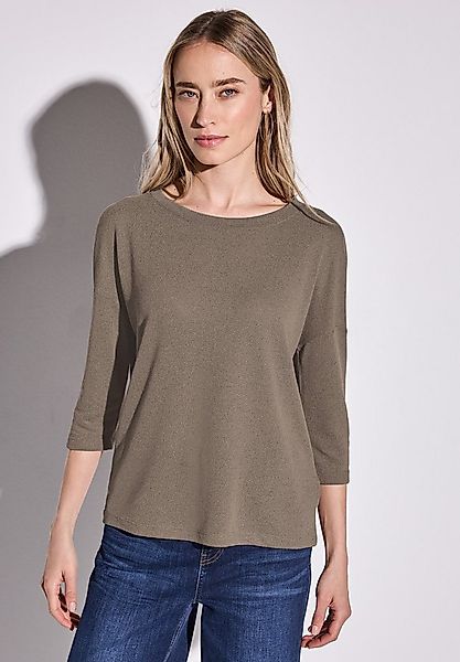 STREET ONE T-Shirt 3/4-Arm und im Strick-Look günstig online kaufen