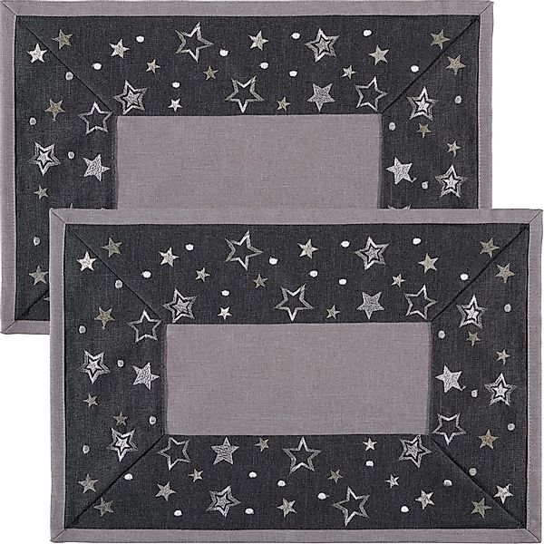 Erwin Müller Platzset Tischset "Sterne" 2er-Pack, günstig online kaufen