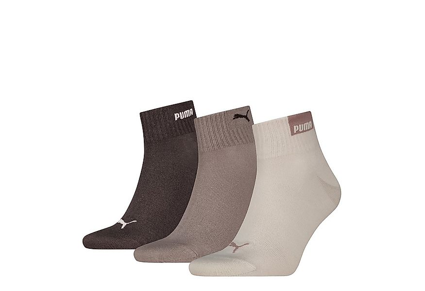 PUMA Kurzsocken PUMA UNISEX LOGO QUARTER (3-Paar) günstig online kaufen