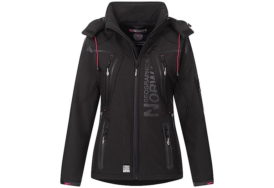 Geographical Norway Softshelljacke Damen Outdoor Windbreaker Regen Funktion günstig online kaufen