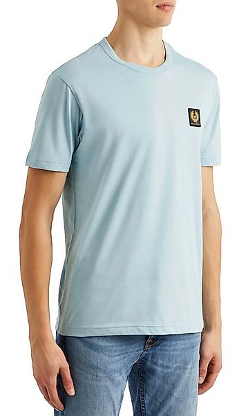 Belstaff T-Shirt Retro 1924 Patch Regular Fit Shirt Gesticktem Rand versehe günstig online kaufen