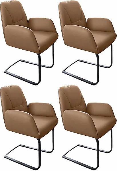 W.SCHILLIG Freischwinger »ole« (Set) 4 Stk.2er- oder 4er-Set, Gestell in Sc günstig online kaufen