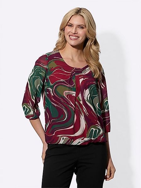 Sieh an! Klassische Bluse Schlupfbluse günstig online kaufen