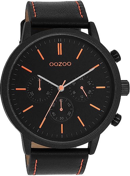 OOZOO Quarzuhr C11209, Armbanduhr, Herrenuhr, Lederarmband, günstig online kaufen