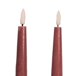 formano LED-Kerze LED Spitzkerzen RUSTIK weinrot, günstig online kaufen