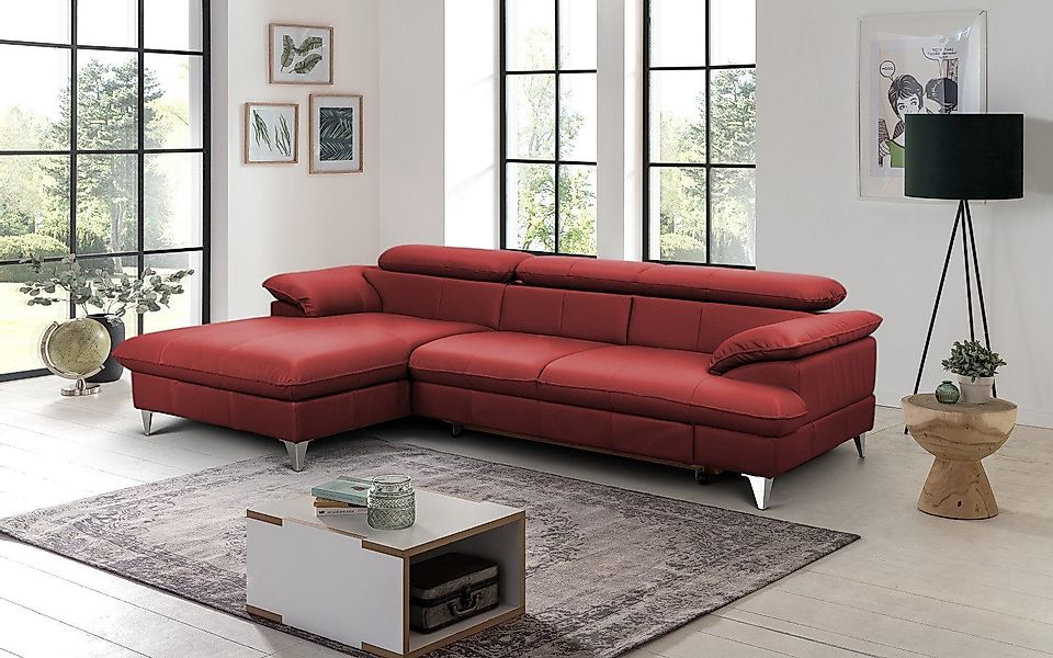 COTTA Ecksofa David Echtleder, Echtleder mit günstig online kaufen