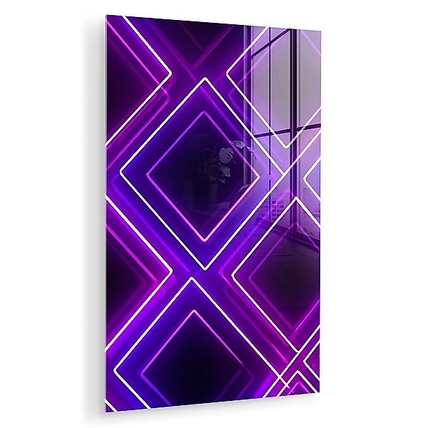 MuchoWow Acrylglasbild Diamanten - Neon - günstig online kaufen