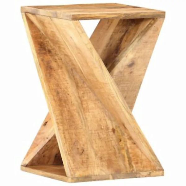 vidaXL Beistelltisch 35x35x55 cm Massivholz Mango Beistelltisch braun günstig online kaufen