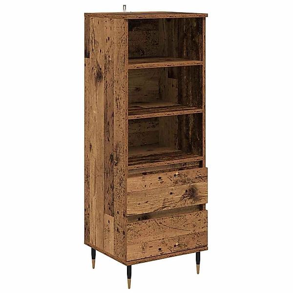 vidaXL Highboard mit Schubladen Altholz 40 x 36 x 110 cm Holzwerkstoff 8827 günstig online kaufen