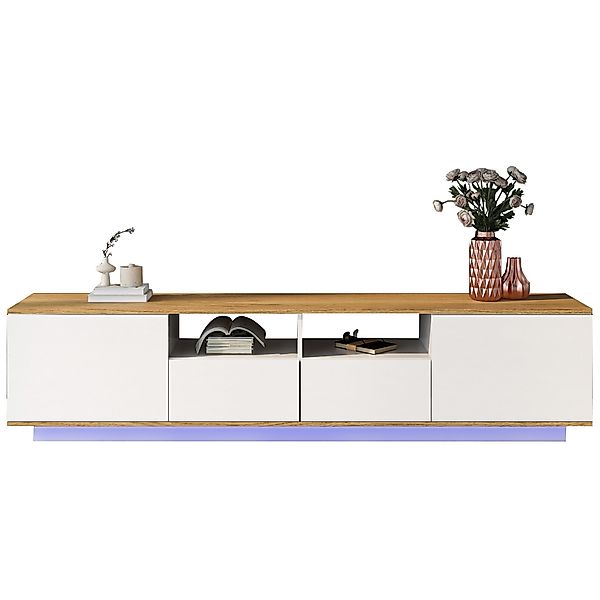 SOFTWEARY Lowboard Breite 180 cm, TV-Schrank günstig online kaufen